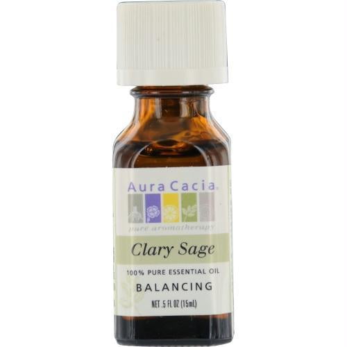 Aura Cacia Essential Oil Clary Sage - 0.5 fl oz