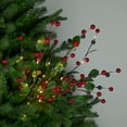 thumbnail image 2 of Northlight Lighted Mixed Berry Pinecone Christmas Spray - 24" - Warm White - Set of 3, 2 of 6