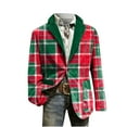 thumbnail image 6 of oelaio Men's Casual Blazer Long Sleeve Suit Jackets Sports Coats Twp Button Party Jacket with Pockets Multicolor S, 6 of 8