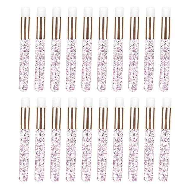 20 Cepillos de Champú para Pestañas Zulema Rosado Limpiador de Cepillos de Lavado