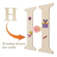 thumbnail image 3 of Luxshiny 1 Set Unfinished Wood Letters Diy Crafts For Home Wall Decor Children Art Projects, 3 of 8