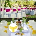 thumbnail image 5 of Uxcell Chair Sashes Ties Chair Bows Ribbon Decorative Sashes Yellow 20, 5 of 5