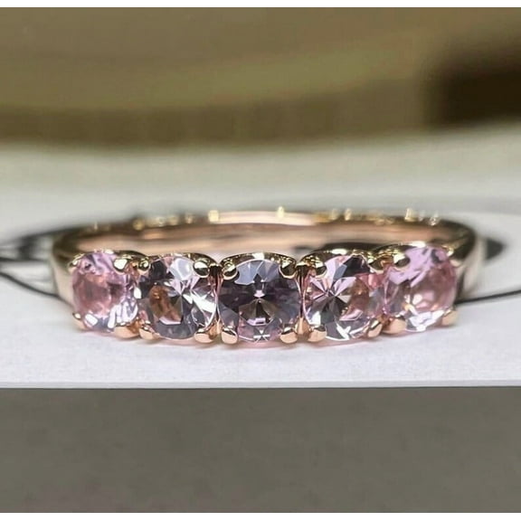 Unique Pink Sapphire Gemstone Engagement Ring for Ladies, Women's. All Size's Available.