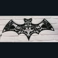 thumbnail image 2 of Handmadetneonsign Floral Bat Metal Wall Art Light, Floral Bat Metal Sign Wall Decor, Halloween Bat Metal Decor, 2 of 5