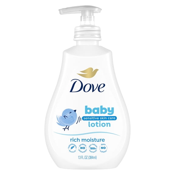 (2 Pack) Baby Dove Rich Moisture Baby Lotion, 13 oz