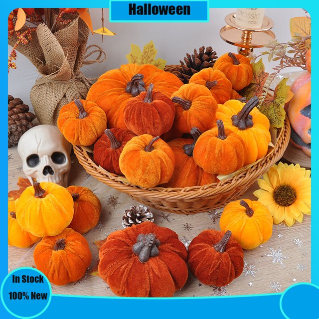 Juguete de peluche de calabaza de Halloween nórdico Kawaii, planta suave, muñeco de peluche, accesorios de vacaciones, almohada decorativa