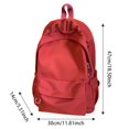 thumbnail image 3 of Weebloom Large School Backpack For Kids Girls Cute Casual Large Capacity Travel Bookbag Middle High School College Red, 3 of 7