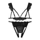thumbnail image 1 of Gibobby Sujetador De Encaje Para Mujer Lenceria Sexy, Pijama Sexy, Conjunto de Traje de mucama de lencería Sexy para Mujer(Negro, G), 1 of 5