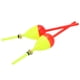 thumbnail image 4 of Bobbers De Pesca, Flotadores Antideslizantes De Palo Ovalado, Duraderos, Convenientes Con 2 Flotadores, 2 Cuentas Para Pescar Para Entusiastas De La Pesca, 4 of 7