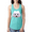 Tahiti Blue, variant on Bichron Dog Animal Lover Ladies Racerback Tank Top