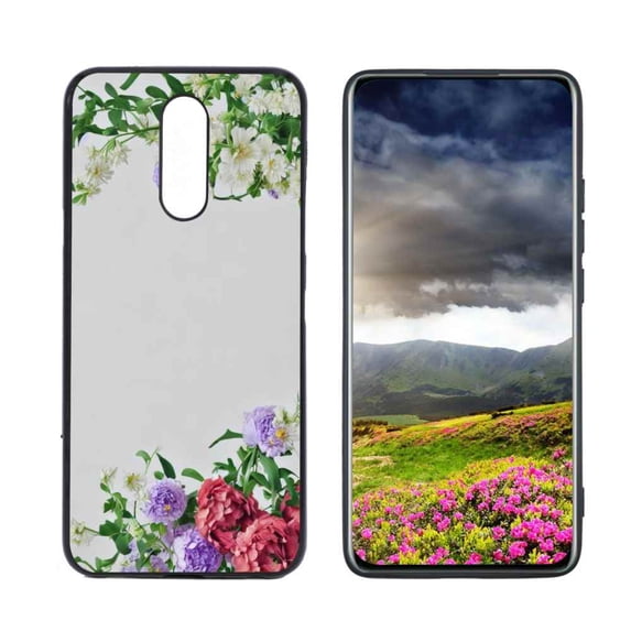 Compatible with Harmony 3 Phone Case, Flowers-8 Case Men Women, Flexible Silicone Shockproof Case for Harmony 3