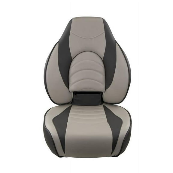 Deluxe Fish Pro High Back Seat - Charcoal & Grey