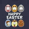 thumbnail image 2 of Women's Garfield Happy Easter Egg Portraits  Graphic T-Shirt, 2 of 4