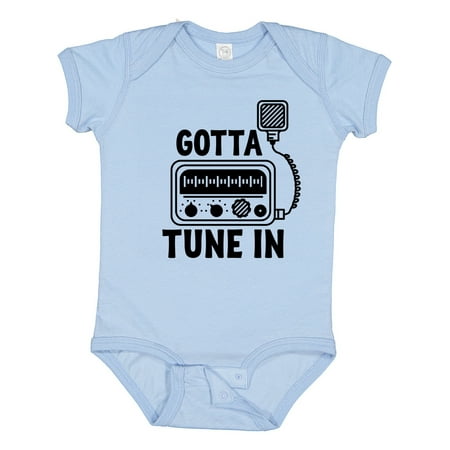 

Inktastic CB Ham Radio Fan Trucker Gift Boys or Girls Baby Bodysuit