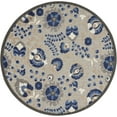 thumbnail image 2 of Nourison Aloha Indoor/Outdoor Natural/Blue 4' x ROUND Area Rug, (4x Round), 2 of 9