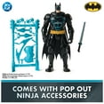 thumbnail image 3 of DC Comics, Batman Ninja Strike 6-inch Batman Action Figure, for Ages 3 and up, 3 of 9