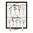 thumbnail image 1 of asddcavvf Exquisite Birth Flower Wooden Ornament Day for Mom and Grandma Brighten Up Every Moment in Life and Convey Thoughts and ! Christmas Ornament Bulk Moments Christmas Ornament Cute Christmas Or, 1 of 4