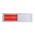 thumbnail image 2 of amleso Privacy Sign, Non-Scratch Self Adhesive Slider Door Indicator Signs, Occupied, 2 of 8