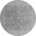 thumbnail image 1 of Ahgly Company Indoor Round Oriental Gray Traditional Area Rugs, 6' Round, 1 of 4