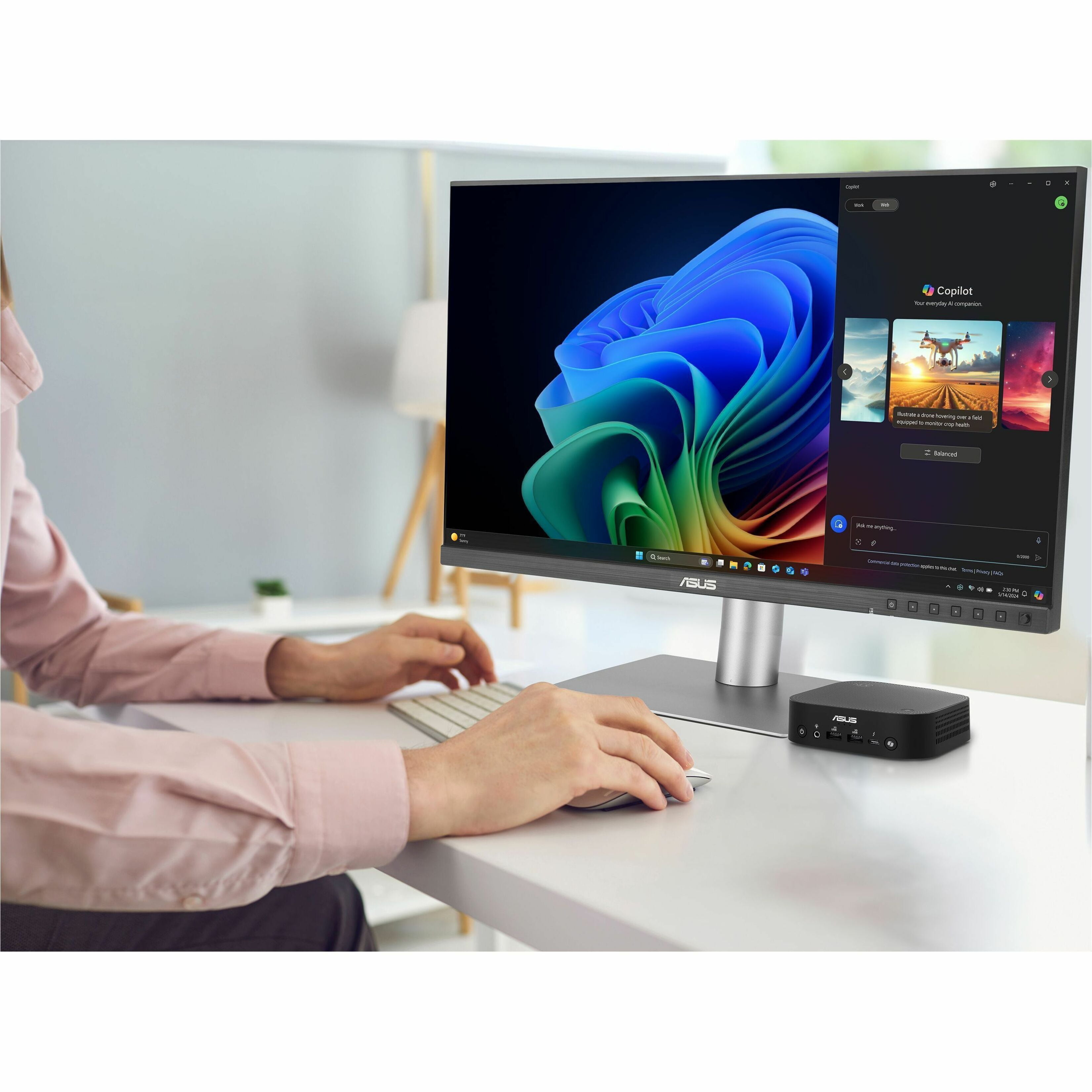Asus NUC 14 Essential RNUC14MNK250000U Barebone System, Mini PC, Intel N-series N250