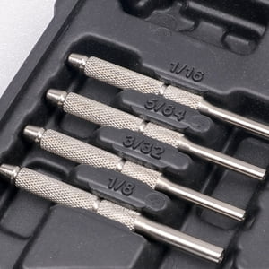 Jeu d'outils de punch, ensemble de maintenance de marteau d'outil de punk 21pcs Kit d'outils latéral Maintenance and Chisel Pin Puncher Hammer Kit Outils d'entretien d'épingle Hammer Set Maintenation Punchers Precision Work Kit Précise and