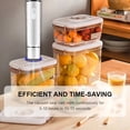 thumbnail image 2 of Handheld Vacuum Sealer for Food, 30 Reusable Bags & Battery Level Indicator for Kitchen,Gifts for Mom, Wife, Chef & Home, 2 of 10