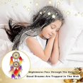 thumbnail image 5 of Dreamcatcher Feather Wall Hanging For Bedroom Home Room Decoration Birthday Craft Gift (orange - Purple), 5 of 5