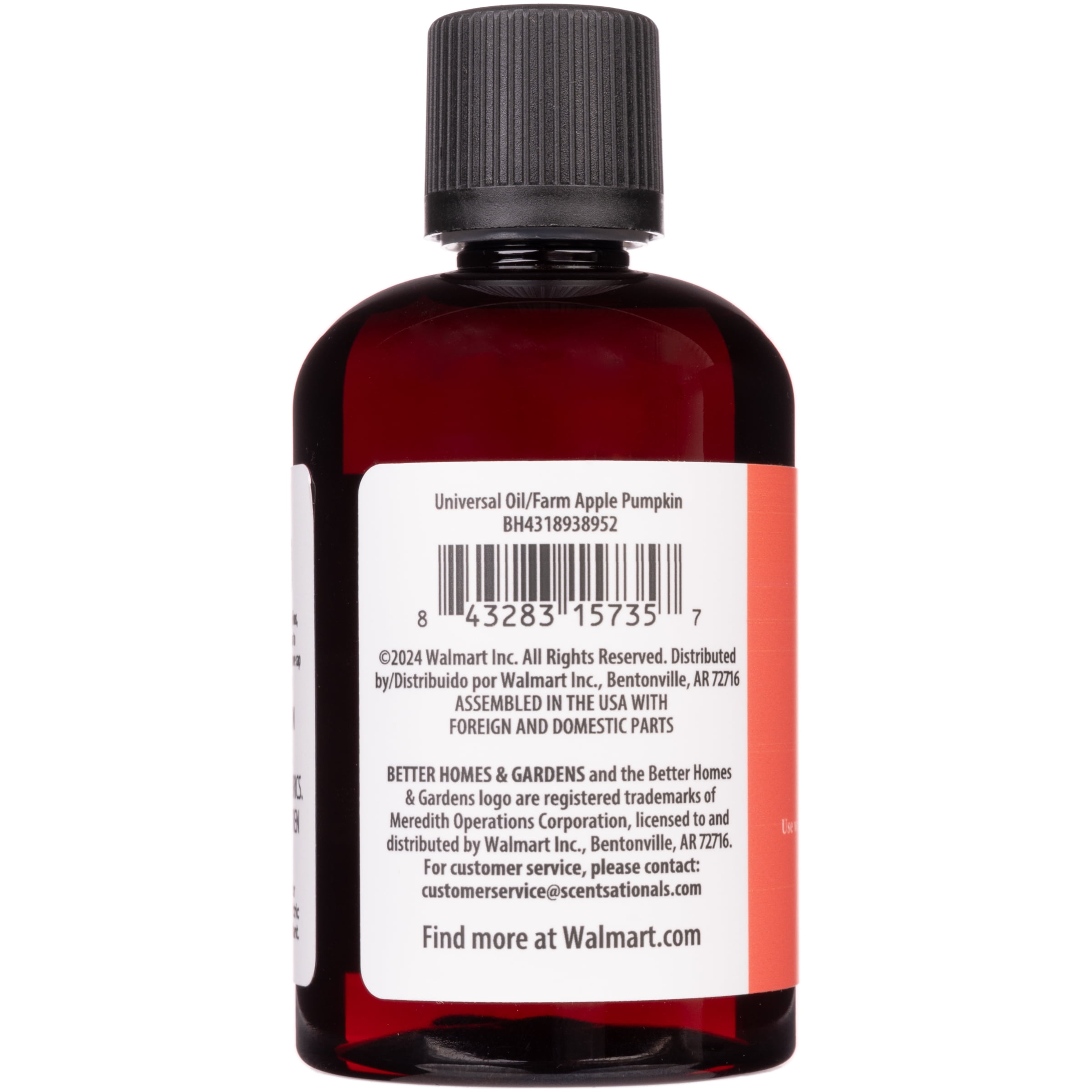 Better Homes and Gardens Universal Fragrance Oil, Farm Apple Pumpkin Scent, 5 fl oz