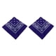 thumbnail image 3 of Wosthever Bandana Pañuelo cuadrado Paisley Diadema Pañuelo multipropósito Regalos Púrpura Púrpura 2Conjunto, 3 of 6