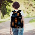thumbnail image 6 of Lightweight Backpack Retro Lantern School Bag Travel Laptop Daypack for Men Women Casual Rucksack, 6 of 6