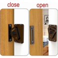 thumbnail image 4 of Stainless Steel Barn Sliding Door Lock - Black Barn Sliding Door Lock, 4 of 5