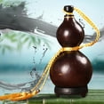 thumbnail image 4 of Apmemiss Clearance Natural Gourd Beverage Container Water Bottle Role Playing Props for Daily Drinking Use Outdoor Housewarming Symbolize Bring In Wealth and Treasure, 4 of 6