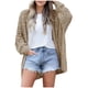 thumbnail image 1 of Cárdigan Suéteres para mujer Suéteres de otoño Abrigo de moda Top con cuello en V Suelto Ahueca hacia fuera Abrigo de manga larga Odeerbi  ODB-5, 1 of 9