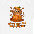 thumbnail image 4 of Inktastic Whoo's ready for Halloween?- cute owl in a pumpkin Boys or Girls Baby Bodysuit, 4 of 5