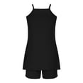 thumbnail image 6 of Htigea Womens Athletic Dress Summer Tennis Workout Sports Sleeveless Mini Romper Dress Clothes with Pockets Today Sales Black,S, 6 of 6