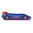 thumbnail image 4 of Spidey and His Amazing Friends Web Crawler Race Car Twin Bed by Delta Children, Blue/Red, 4 of 6