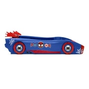 Spidey and His Amazing Friends Web Crawler Race Car Twin Bed by Delta Children, Blue/Red