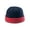 Navy/Red, variant on KNITTING BEANIE WINTER CAP - Navy Red