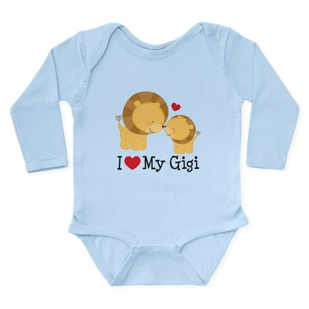 

CafePress - I Love Gigi Long Sleeve Infant Bodysuit - Long Sleeve Cotton Baby Bodysuit