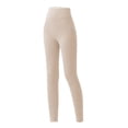thumbnail image 5 of LEBONYARD Women's Active Fleece Leggings,Womens Trouser Pants,Womens Winter Solid Color Plus Thick Coral Fleece Home Warm Pants Beige XL, 5 of 6