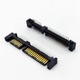 thumbnail image 2 of 100pcs SATA 7+15 22 Pin Straight Male Interface Socket Connector Port for Hard Drive HDD 22P, 2 of 5