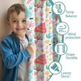 thumbnail image 3 of Blackout Kids Curtains,Colorful Mermaid Princess Pattern Childrens Insulated Curtains Set Of 2,Bedroom Essentials,Toddler Room Decor 52"x63", 3 of 5