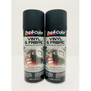 Duplicolor HVP104-2pack Vinyl & Fabric Spray High Performance Gloss  Black-11 Oz. Aerosol Can