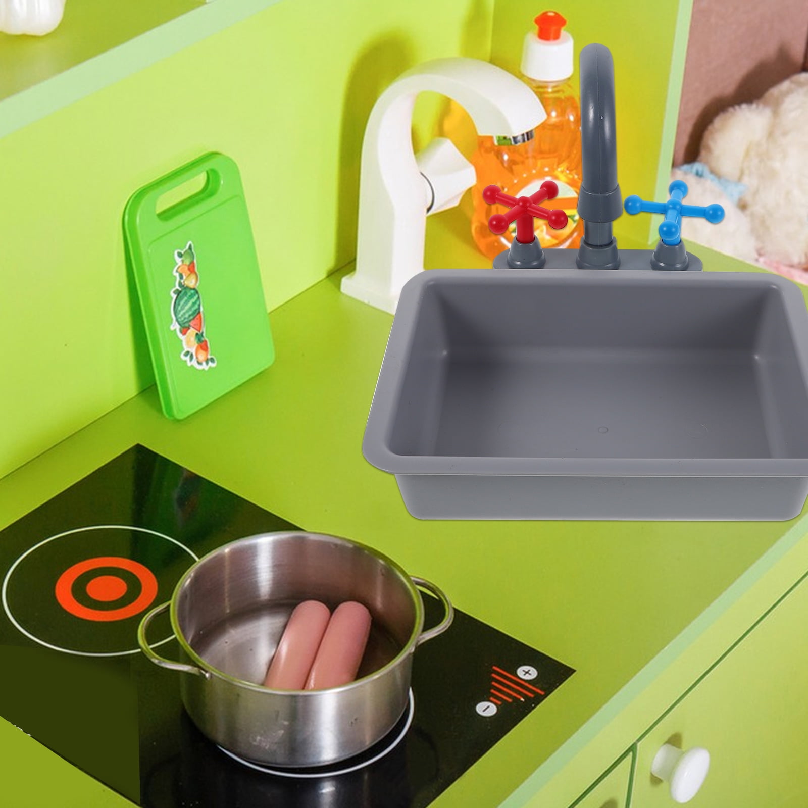 Milisten Kitchen Play Set Toy Kitchen Accessories Made With Multi Plastic For Role Play Activities 1Set