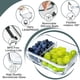 thumbnail image 5 of VERONES Juego de 10 Contenedores de Vidrio para Preparar Comidas 900 ml con Tapa Hermética, 5 of 7