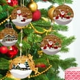 thumbnail image 4 of Luoshdecor 12pcs Christmas Round Wooden Christmas Tree Ornament Holiday Hanging Pendant for Shelf & Office Holiday Gift, 4 of 7
