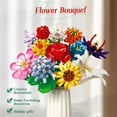 thumbnail image 2 of 12 Flower Bouquet Building Set Compatible with Lego Flowers Botanical for Adults 980Pcs (No Vase), 2 of 9