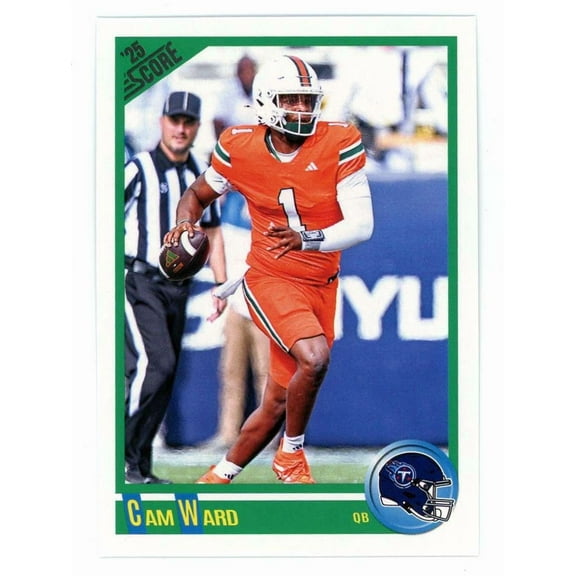 NFL 2025 Panini Score Football Anniversary Cam Ward #4 [Rookie]