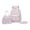 White #037, variant on Teen Girls School Backpack Kids Bookbag Set with Lunch Box Pencil Case Travel Laptop Backpack Casual Daypacks (Beige bow tie)