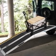 thumbnail image 4 of 7ft Portable Ramp, Aluminum Folding Non-Slip Ramp for Car, Home, Steps, Stairs, 600lbs Capacity, 4 of 7